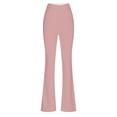 thumbnail image 3 of Timegard Workout Legging for Women High Waist Slim Fitting Bell Bottom Basic Yoga Trousers Solid Color, 3 of 4