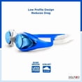 thumbnail image 3 of Dolfino Pro Ultrafit Youth Swim Goggle - Blue / White, 3 of 7