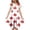 Blanc, variante sur XEGLSBU Robe Fleurie pour Filles de la Fête du Canada, Mignonne, Imprimé de Feuilles d'Érable Rouges et Blanches, à Étages, Coupe Trapèze, avec Manches Volantées et Poches, Robe de Fête Confortable pour les Fêtes Canadiennes Cele