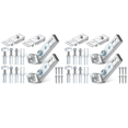 thumbnail image 1 of Bifold Door Hardware Kit, 4 Pack Repair Replacement Parts for Bi-Fold Door Sliding Door Closet Door, 1 of 6
