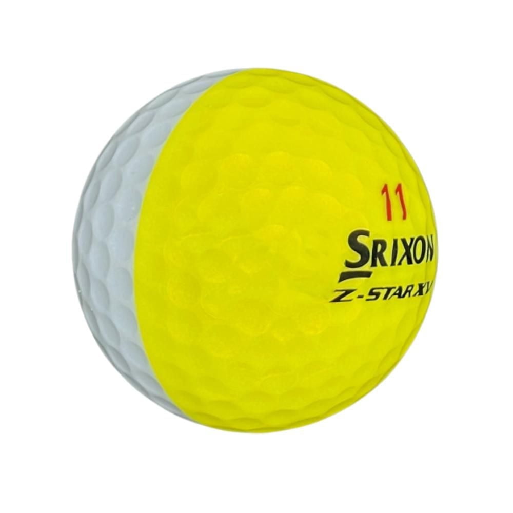 Mulligan - 12 Srixon Z-Star Divide Pristine Recycled Used Golf Balls, Yellow