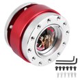 thumbnail image 2 of Steering Wheel Hub,  Universal Aluminum Alloy Racing Car Steering Wheel Quick Release Hub Adapter  Kit, 2 of 8