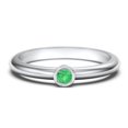 thumbnail image 1 of Classic Bezel Set Birthstone Ring - Emerald (May), 1 of 4
