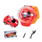 Red Wrist Remote Control Car Toy Mini 24Ghz Usb Charging Small Rc Interactive For Boys Girls Birthday Play Fun Activity
