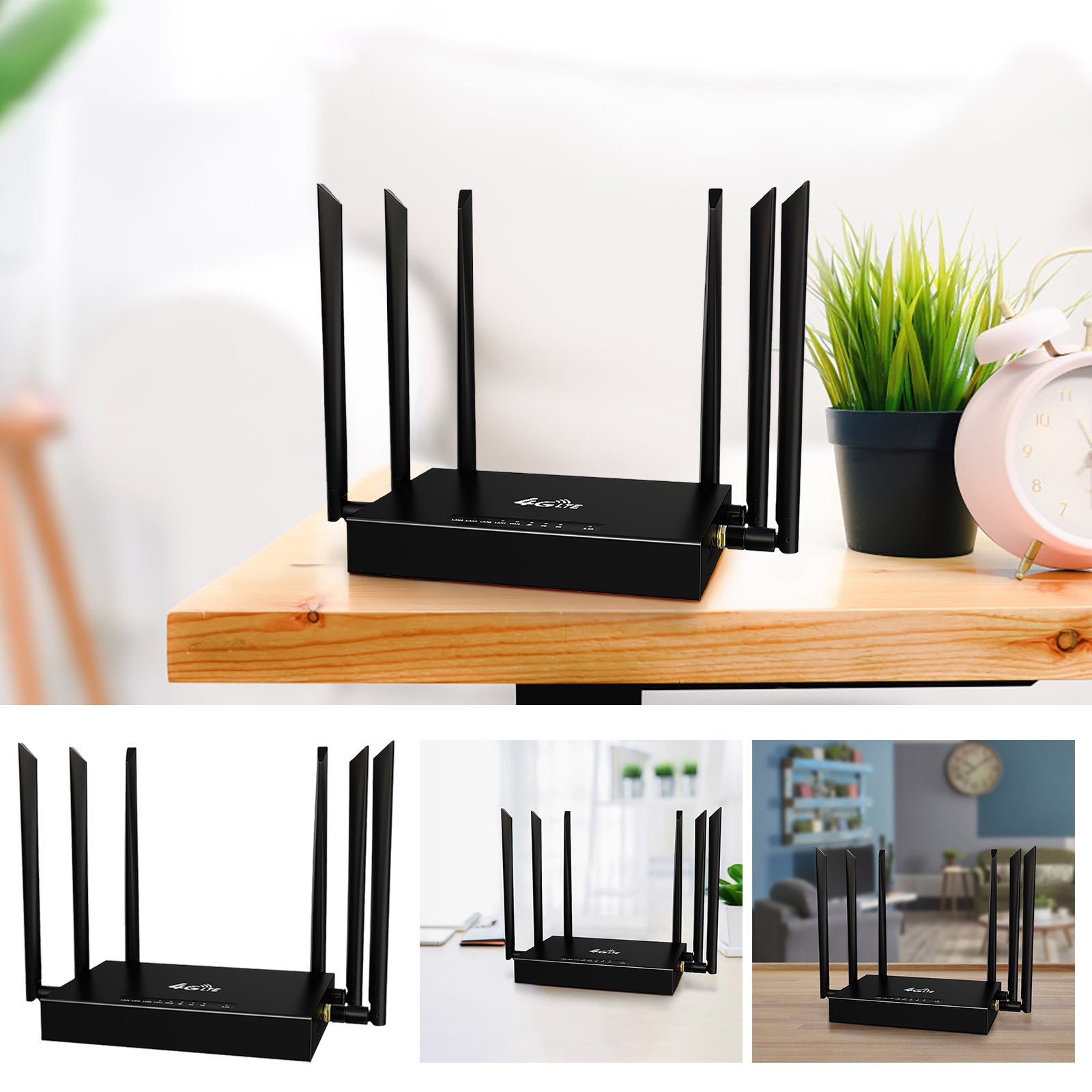 TopLLC Tools&Home Improvement WiFi 6 Router Wireless Internet High Speed Smart Router With 6 Omnidirectional Antennas Plug And Play WiFi Router