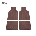 thumbnail image 4 of Maytalsory 4 Pcs Tapis de Sol pour Voiture Doublure Automobile Tapis de Pied Lavable Réutilisable Café, 4 of 6