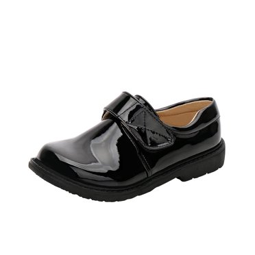 Amzcrzy Chaussures Garçons 4-18 Ans à Enfiler Chaussures Habillées Garçons École Fête Danse Chaussures en Cuir pour Tout-Petit/petit Enfant/grand Enfant