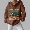 thumbnail image 2 of WEAIXIMIUNG Oversized Sweatshirts Women's Trend Print Loose Hoodie, 2 of 4