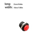 thumbnail image 2 of Transemion 100 Pieces Push Button Handy Installation Fine Workmanship Replaced Part Press Switch Exquisite Ade Buttons Gaming Supplies Red, 2 of 6