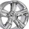 thumbnail image 2 of OE Wheels DG65 20 Inch Rim Fits Ram 1500 Style 5x139.7 20x9 Chrome - Hollander 2453 (1), 2 of 3