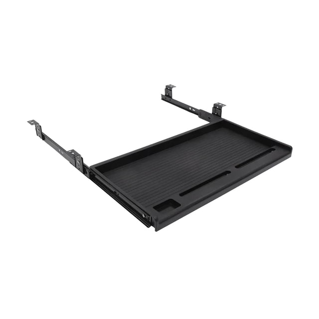 GROWTH TANK Desk Drawer Keyboard Tray Ergonomic Keyboard Tray Under Desk for Office Home Black