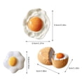 thumbnail image 3 of Autocollants de Réfrigérateur Mignons avec Design Œuf et Lait pour la Maison Ou la Décoration, 3 of 7
