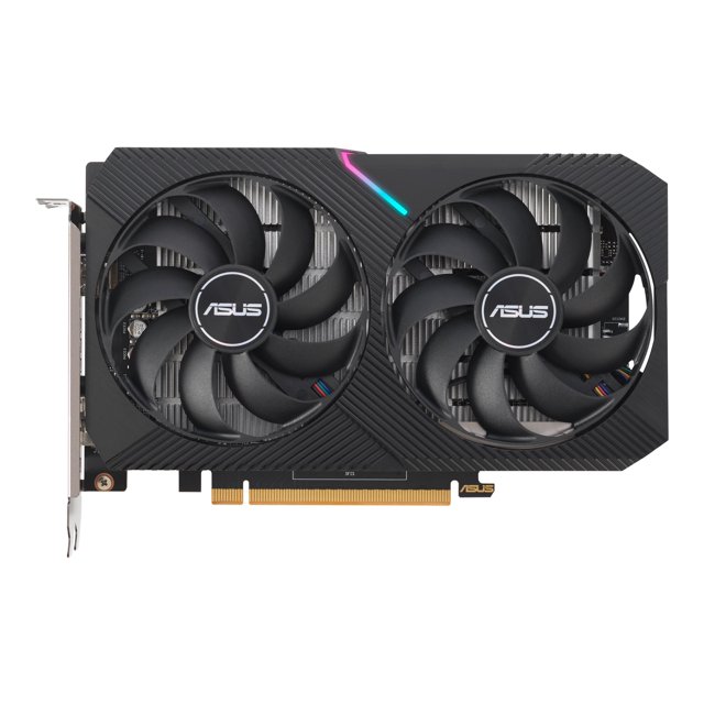 ASUS Dual Radeon RX 6400 - Graphics card - Radeon RX 6400 - 4 GB GDDR6 - PCIe 4.0 - HDMI, DisplayPort
