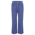 thumbnail image 4 of JMYHOAM Jeans for Women Ladies' Elastic Wide Leg High Waist Versatile Loose Straight Leg Jeans, 4 of 8