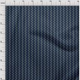 thumbnail image 3 of oneOone Georgette Viscose Fabric Chevron Geometric Printed Fabric 1 Yard 42 Inch Wide, 3 of 4
