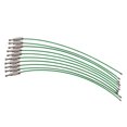 thumbnail image 3 of 10 Pcs Boucles de Fil pour Bagage Boucles d'Étiquette Sangles en Fil d'Acier Inoxydable Vert, 3 of 10