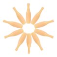 thumbnail image 1 of unbranded 10Pcs Bowling Supply Plastic Beige Family Time Bowling Mini Game, 1 of 8
