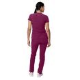 thumbnail image 2 of Adar Addition Go-Basic Scrub Set For Women - Slim V-Neck Scrub Top & Skinny Cargo Scrub Pants, 2 of 7