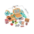 thumbnail image 3 of Toy Cash Register with Scanner and Credit Card Reader Childrens Simulation Supermarket Cash Registers Set Toy Puzzle Multi-Functional Cash Registers Play House, 3 of 6