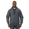 thumbnail image 1 of Fruit Of The Loom Mens Sofspun Hooded Sweatshirt, M, Charcoal Heather, 1 of 3