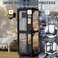 thumbnail image 4 of Wooden Outdoor Catio Enclosure with Wheels – Modular Cat Patio House, Weather-Resistant, 4 of 7