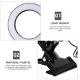 thumbnail image 3 of MesaSe Clip-on LED Ring Light 8-inch Live Streaming Fill Light Desktop Selfie Ring Light, 3 of 6