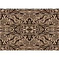 thumbnail image 1 of Ahgly Company Machine Washable Indoor Rectangle Transitional Black Brown Area Rugs, 5' x 8', 1 of 7