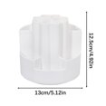 thumbnail image 2 of EGNMCR Pencil Holder for Desk Pencil Case Pencil Pouch Four-leaf Rotary Pen Student's Large Capacity Desktop Storage And Sorting Box Multi Functional Office Pen Box Rotating pen holder, 2 of 2