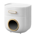thumbnail image 2 of Deals of The Day! Gspmoly Toilet Tissue Holders Bathroom Tissue Box Toilet Paper Box Wall Hanging Bathroom Watertight Punch- Toilet Paper Roll Storage Rack Deals of The Day, 2 of 9