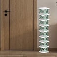 thumbnail image 4 of Boovnll Household Space Saving Storage Plastic Multi-layer Shelf Small Shoe Cabinet, 4 of 7