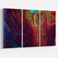 thumbnail image 1 of Design Art Dark Red Acrylic Paint  Canvas Print, 1 of 3