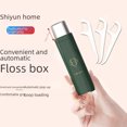 thumbnail image 4 of Forest Green Patented Dental Floss Dispenser: Automatic Pop-Up, Compact & Portable Storage Case with Large Capacity, Durable Material for Travel and Daily Oral Care, Easy-to-Use On-the-Go Design, 4 of 5