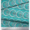thumbnail image 2 of Soimoi Poly Georgette Fabric Floral & Paisley Block Fabric Prints by Yard 42 Inch Wide, 2 of 3