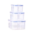 thumbnail image 1 of Microwave & Refrigerator Safe Food Storage Containers | Sealed Plastic Meal Prep Box Set for Kitchen, 1 of 1