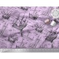 thumbnail image 3 of Soimoi Poly Georgette Fabric Waves & Ship Ocean Print Fabric by Yard 52 Inch Wide, 3 of 4