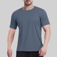 thumbnail image 2 of Plebaso T-Shirts Athlétiques pour Hommes Manches Courtes Col Rond Respirant pour Course, 2 of 7