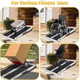 thumbnail image 4 of BeesClover Portable Wheelchair Ramp, Non-Slip Aluminum Handicap Ramps for Steps, 600 Lbs Capacity Foldable Threshold Wheelchair Ramps, 4 of 6