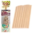 thumbnail image 3 of yuksok 50/100 * Unfinished Wooden Stick Woodworking Craft Rod 20cm 50pcs, 3 of 9