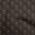 thumbnail image 1 of oneOone Cotton Cambric Brown Fabric Floral Craft Projects Decor Fabric Printed By The Yard 42 Inch Wide, 1 of 5