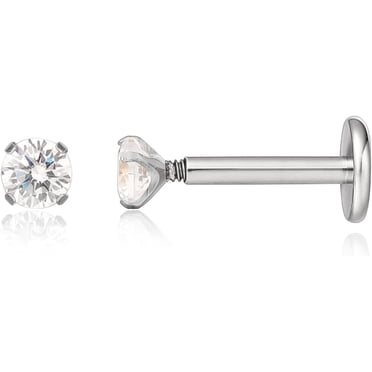 Limerencia 18g Titanium Bijou de Perçage de Tragus à Filetage Interne Clous de Nez Boucle d'Oreille pour Femmes Ou Hommes