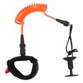 thumbnail image 4 of Paddle Wrist Strap, High Elasticity Wrist Surf Leash  For Women For All Around Surfing Orange, 4 of 8