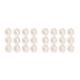 thumbnail image 1 of Napkin Ring 24-Piece Set, White Pearl Wedding Napkin Buckle Table Decoration, 1 of 5