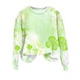 thumbnail image 2 of Chandail de la Saint-Patrick pour Femmes, Imprimé Saint-Patrick, Col Rond, Manches Longues, Sans Capuche, 2 of 3
