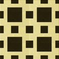 thumbnail image 1 of Ahgly Company Tapis d'Intérieur Lavables à la Machine, Carrés Transitionnels Brun Chocolat, Carrés de 4', 1 of 7