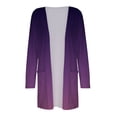 thumbnail image 4 of Jsaierl Fall Cardigans for Women Plus Size Open Front Cardigan Dressy Casual Long Sleeve Cardigan Sweaters Gradient Print Lightweight Kimono with Pockets, 4 of 4