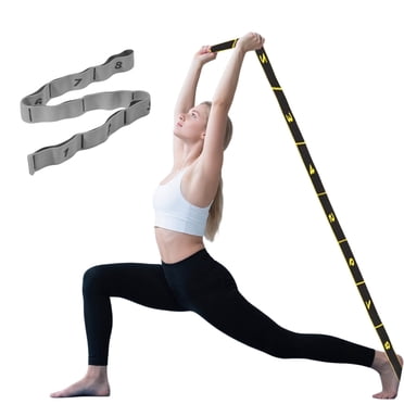 BKER Bande Élastique d'Entraînement de Danse Latine pour Adultes, Bande Extensible de Yoga pour Exercice, Mise en Forme, Gym