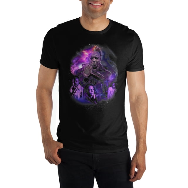 Halloween Michael Myers Characters Black T-Shirt