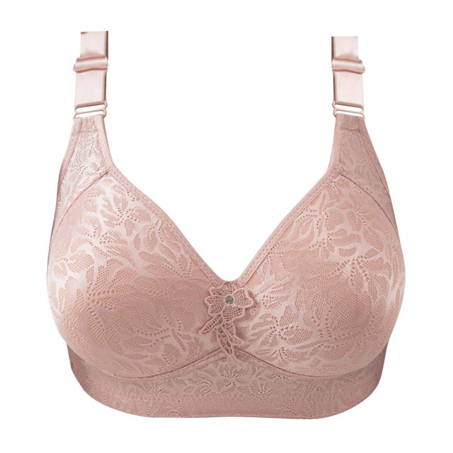 Birdeem Womans Solid Color Comfortable Hollow Out Perspective Bra Underwear No Rims