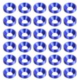thumbnail image 1 of Unique Bargains Lot de 30 Rondelles à Encastrer M4 en Alliage d'Aluminium Anodisé pour Finition, Bleu, 1 of 4