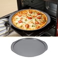 thumbnail image 2 of Baking trays & trays Round Nonstick Steel Pizza Pan for Even Baking and Easy Release Durable Gray Finish with Rimmed Edge Oven Safe Cookie Sheet Alternative, 2 of 6